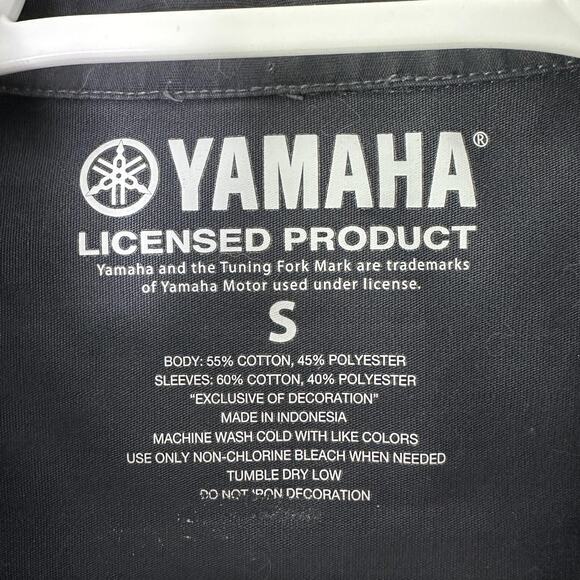 Yamaha Shirt Mens Small Gray Layered Thermal Sleeves Mechanic Workwear Utility - Picture 4 of 7